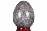 Sparkly, Purple Lepidolite Egg - Madagascar #210254-1